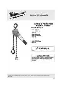 Notice MILWAUKEE 968820 Polipasto