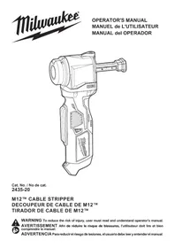Notice MILWAUKEE 243520 Pelacables