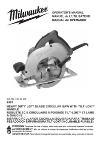 Notice MILWAUKEE 639121 Electric saw