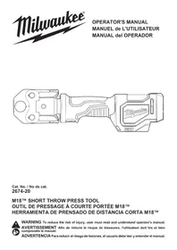 Notice MILWAUKEE 267420C Outil électrique de pressage