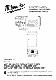 Notice MILWAUKEE 287220 Outil électrique