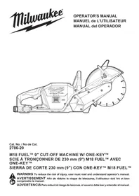 Notice MILWAUKEE 278620 Scie électrique