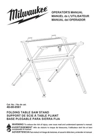 Notice MILWAUKEE 48080561 Scie électrique