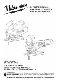 Notice MILWAUKEE 2737B20 Scie électrique