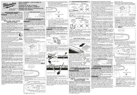 Notice MILWAUKEE 49162732 Scie électrique