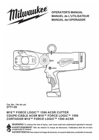 Notice MILWAUKEE 277721 Pelacables