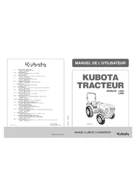 Notice KUBOTA L3302 Tracteur