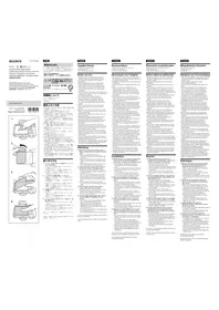 Notice SONY PCKLG3 Autres accessoires pour appareil photo