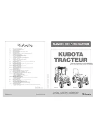 Notice KUBOTA LX3310 Tracteur