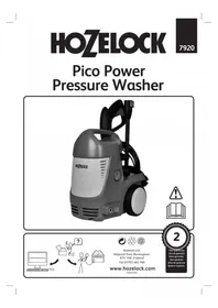Notice HOZELOCK PICO POWER 7920 Nettoyeur haute pressio