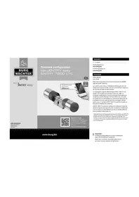 Notice Burg Wächter ENTRYEASY 7600 CYL Serrure électronique