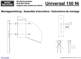 Notice Burg Wächter AMRUM 3867 NI Boîte aux lettres
