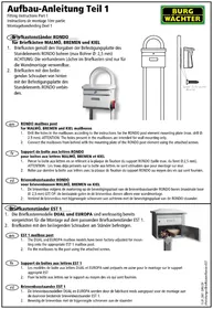 Notice Burg Wächter BREMEN 885 W Boîte aux lettres