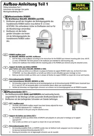 Notice Burg Wächter KIEL 886 W Boîte aux lettres