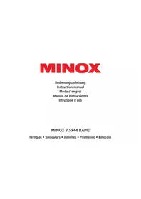 Notice MINOX 7.5X44 RAPID Jumelles
