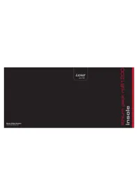 Notice LENZ RCB 1000 Batterie rechargeable