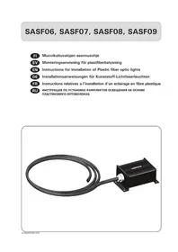 Notice HARVIA SASF07 Éclairage