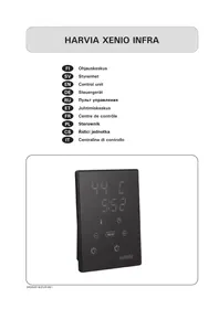 Notice HARVIA XENIO CX36230I Thermostat