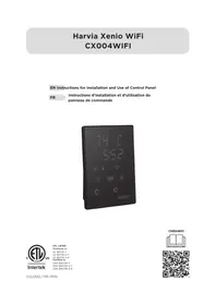 Notice HARVIA XENIO CX004WIFI Thermostat