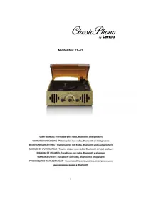 Notice Classic Phono TT41 Platine_disque
