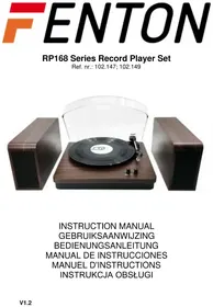 Notice Fenton RP168 Platine_disque