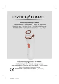 Notice ProfiCare PCGRB 3081 Nettoyage visage