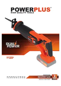 Notice PowerPlus POWDP25100 Пила