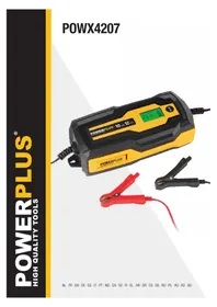 Notice PowerPlus POWX4207 Cargador de batería