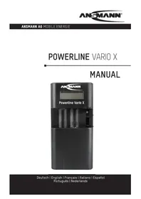 Notice ANSMANN POWERLINE VARIO X Battery charger