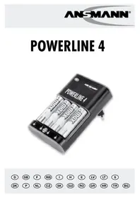 Notice ANSMANN POWERLINE 4 ZERO WATT Bateriju lādētājs