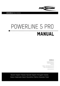 Notice ANSMANN POWERLINE 5 PRO Nabíječka baterií