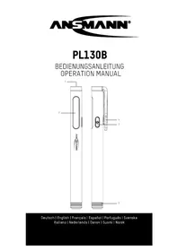 Notice ANSMANN PL130B Lighting