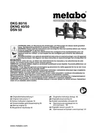 Notice METABO DSN 50 Air pistol