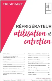 Notice FRIGIDAIRE FRFG232LAF Réfrigérateur