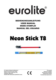 Notice Eurolite T8 Éclairage