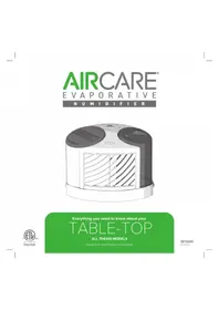 Notice AirCare TABLETOP 7D6100 Humidificateur