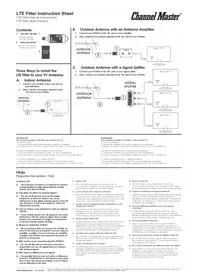 Notice Channel Master CM3201 Répartiteur