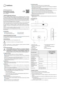 Notice Renkforce RFBTR200 Recepteur