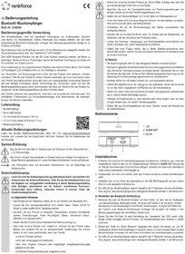 Notice Renkforce RF4285812 Recepteur