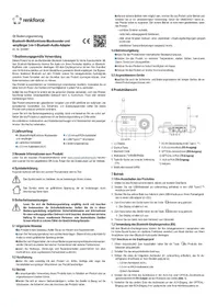 Notice Renkforce RFBTR210 Bluetooth-Empfänger