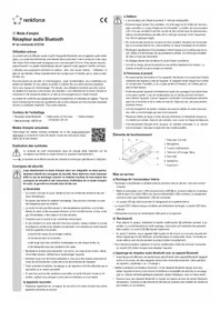Notice Renkforce RFBAR100 Recepteur