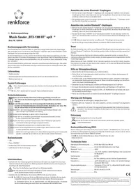 Notice Renkforce BTX1300 Carte réseau / adaptateur