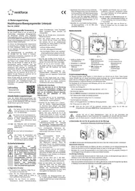 Notice Renkforce RF4216076 Détecteur de mouvements