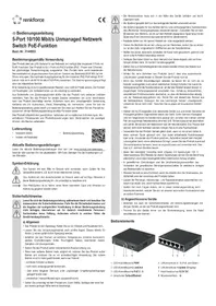 Notice Renkforce FRS1005PEDF Commutateur