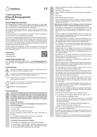 Notice Renkforce 1530623 Bewegingsdetector