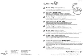 Notice Summer Infant MY SIZE POTTY Pot pour enfant