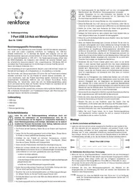 Notice Renkforce RF3955359 USB hub