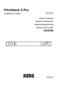 Notice KORG PITCHBLACK X PRO Equipement DJ
