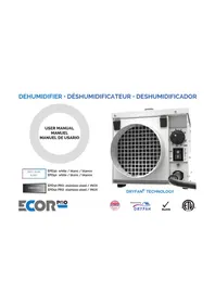 Notice Ecor Pro EPD30 Déshumidificateur