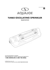 Notice Aqua Joe SJITLS18 Programador de riego